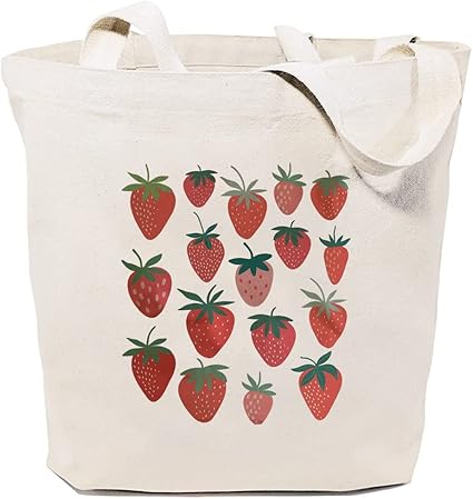【MUSED】Mused Strawberry Cotton Bag - White 61GmjoI+qlL._AC_SX425_.jpg